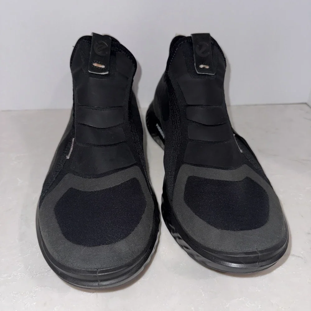 Ecco Phorene S.T.1 Alpha Slip-On Sneakers Mens Size10.5-11  EU 45 Black Shoes